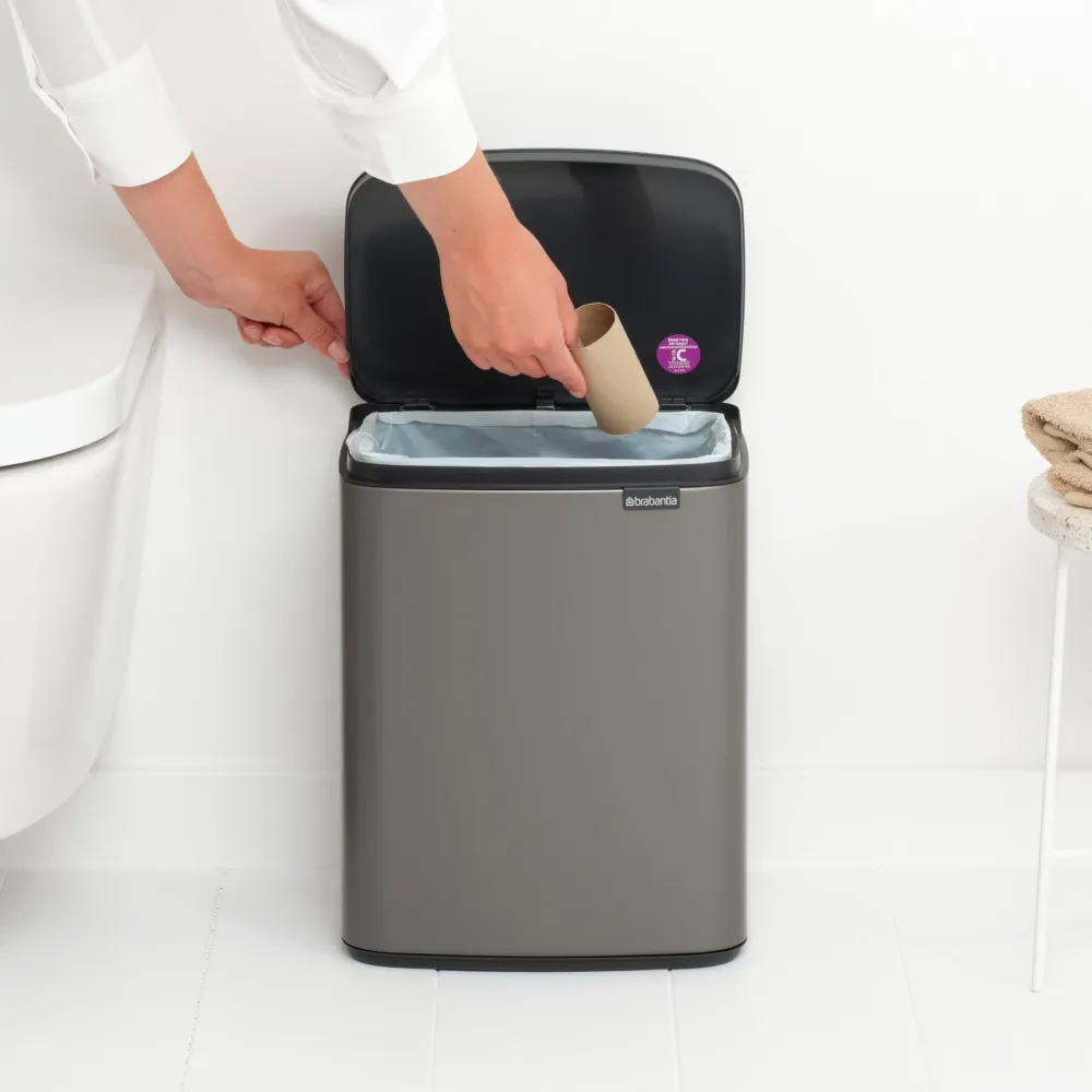 Brabantia Bo Afvalemmer 12 L - Platinum Sale