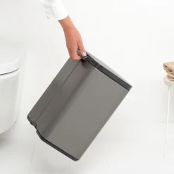 Brabantia Bo Afvalemmer 12 L - Platinum Sale