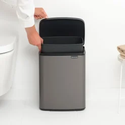 Brabantia Bo Afvalemmer 12 L - Platinum Sale