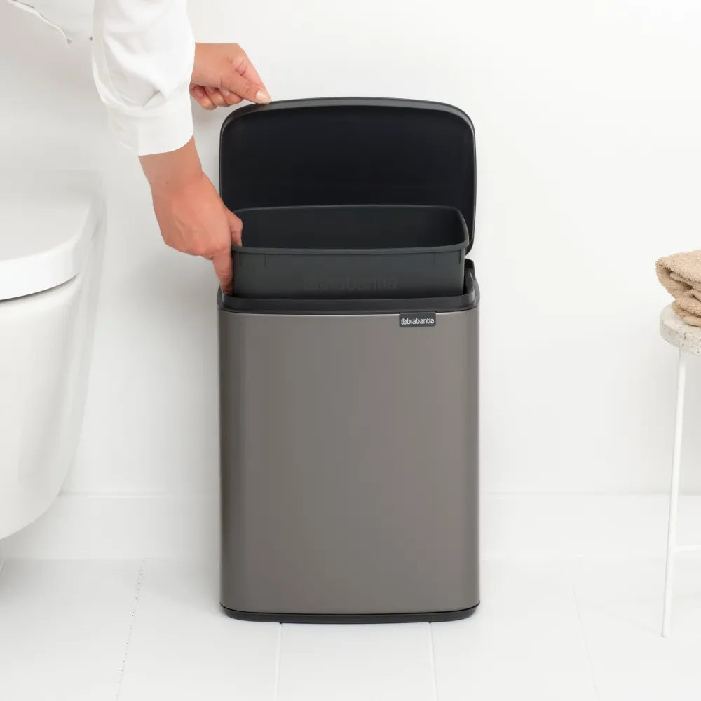 Brabantia Bo Afvalemmer 12 L - Platinum Sale