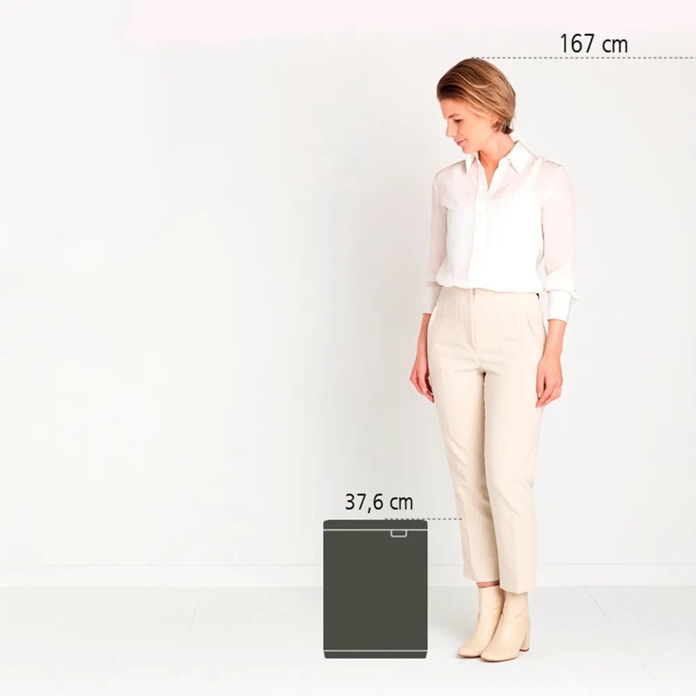 Brabantia Bo Afvalemmer 12 L - Platinum Sale