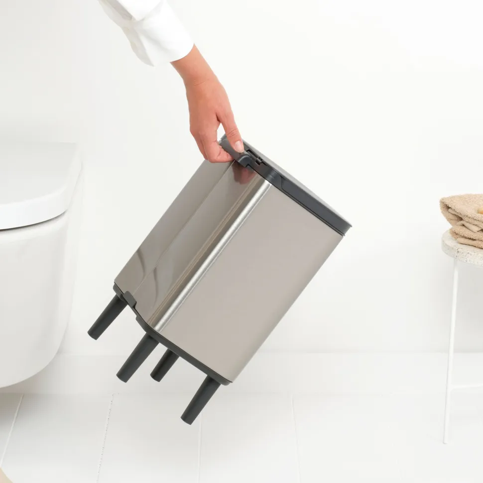 Brabantia Bo Hi Afvalemmer 7 L - Matt Steel FPP