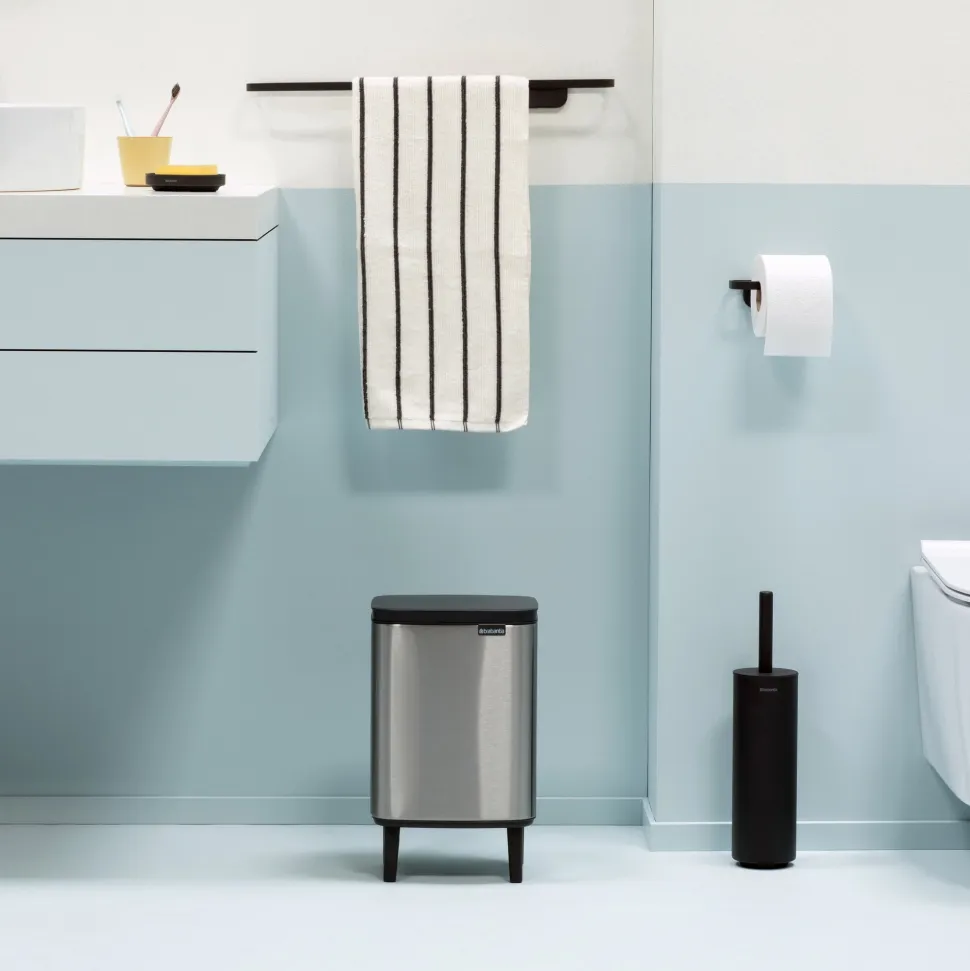 Brabantia Bo Hi Afvalemmer 7 L - Matt Steel FPP