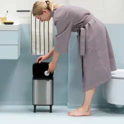 Brabantia Bo Hi Afvalemmer 7 L - Matt Steel FPP