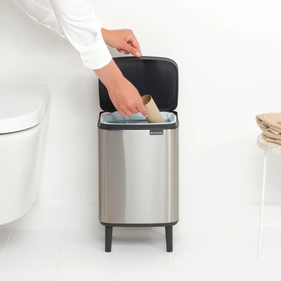 Brabantia Bo Hi Afvalemmer 7 L - Matt Steel FPP