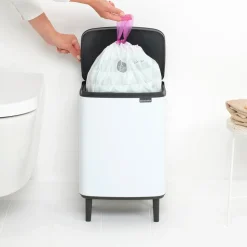 Brabantia Bo Hi Afvalemmer 12 L - White