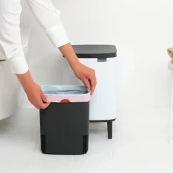 Brabantia Bo Hi Afvalemmer - White Hot