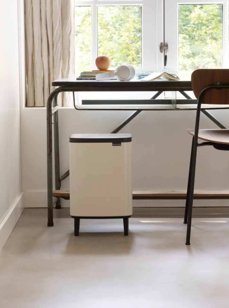 Brabantia Bo Hi Prullenbak Soft Beige 12 liter