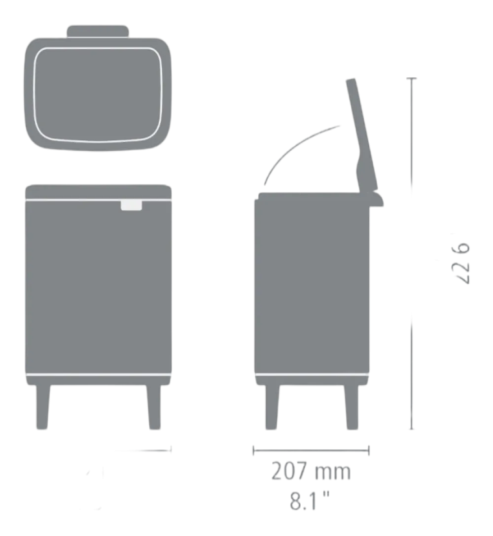 Brabantia Bo Hi Prullenbak Soft Beige Best