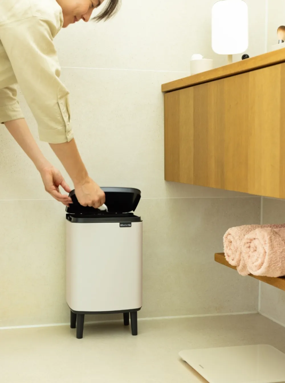 Brabantia Bo Hi Prullenbak Soft Beige Best