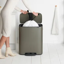 Brabantia Bo Pedaalemmer 60 Liter - Platinum New