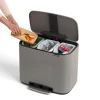 Brabantia Bo Pedaalemmer 33 Liter (3x11 Liter) - 232014