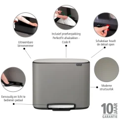 Brabantia Bo Pedaalemmer 36 Liter - 231998