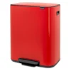 Brabantia Bo Pedaalemmer 60 Liter - Passion Red