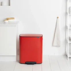 Brabantia Bo Pedaalemmer 60 Liter - Passion Red