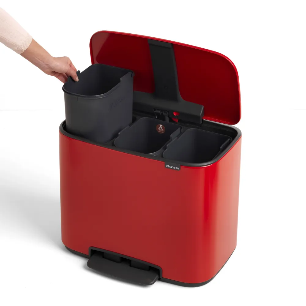 Brabantia Bo Pedaalemmer 33 Liter (3x11 Liter) - 232008