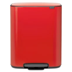 Brabantia Bo Pedaalemmer 60 Liter - Passion Red