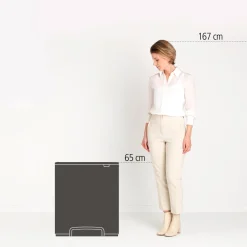 Brabantia Bo Pedaalemmer 60 Liter - Mineral Concrete Grey New