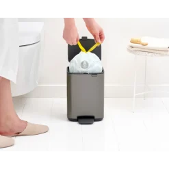 Brabantia Bo Pedaalemmer kunststof binnenemmer - Platinum