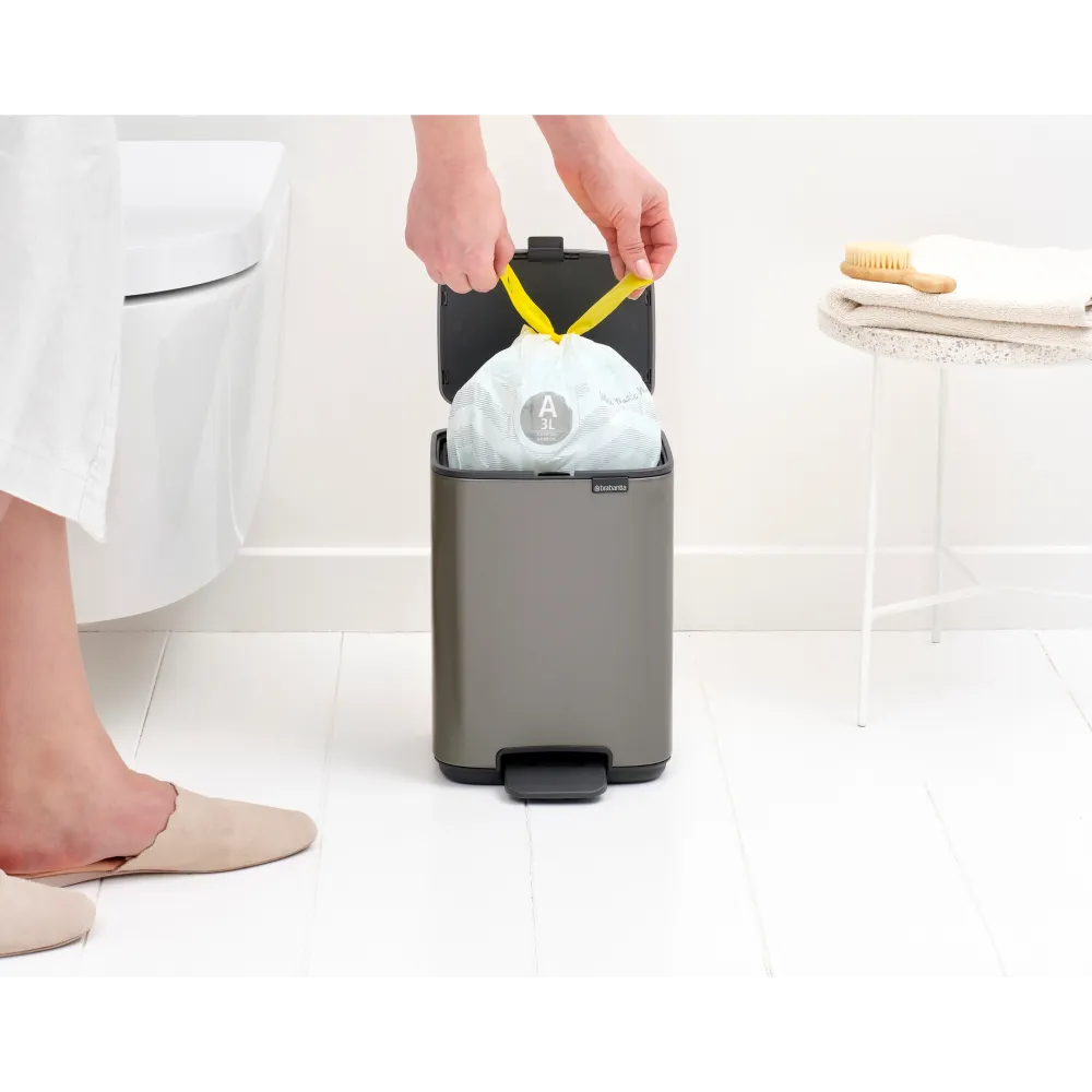 Brabantia Bo Pedaalemmer kunststof binnenemmer - Platinum