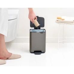 Brabantia Bo Pedaalemmer kunststof binnenemmer - Platinum