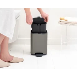 Brabantia Bo Pedaalemmer kunststof binnenemmer - Platinum