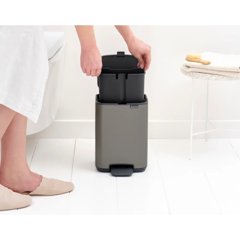 Brabantia Bo Pedaalemmer kunststof binnenemmer - Platinum