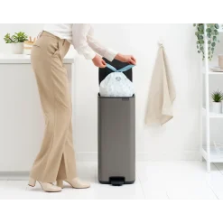 Brabantia Bo Pedaalemmer kunststof binnenemmer - Platinum Discount
