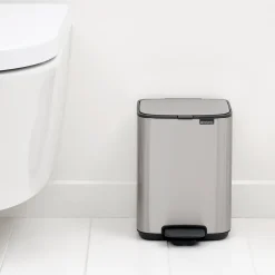 Brabantia Bo Pedaalemmer - Matt Steel Outlet