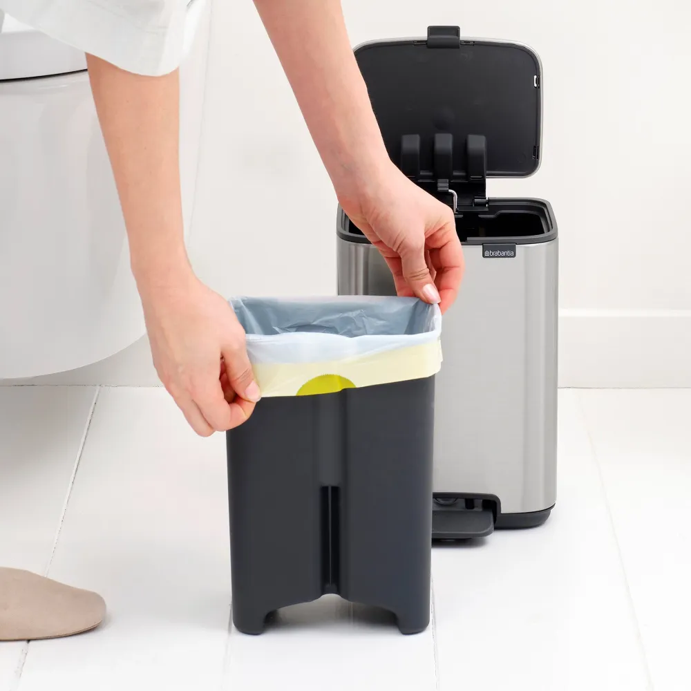 Brabantia Bo Pedaalemmer - Matt Steel Outlet