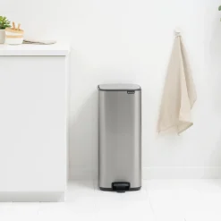 Brabantia Bo Pedaalemmer 30 L - Matt Steel