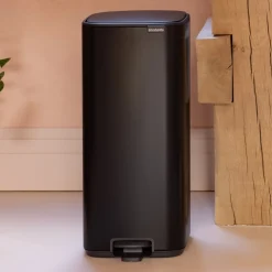 Brabantia Bo Pedaalemmer - Matt Black Best