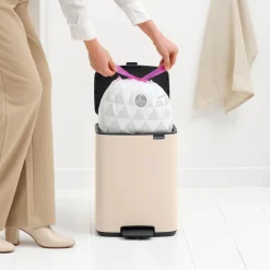 Brabantia Bo Pedaalemmer 12 L - Soft Beige