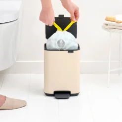 Brabantia Bo Pedaalemmer 4 L - Soft Beige