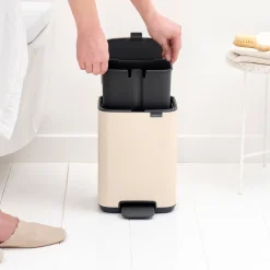 Brabantia Bo Pedaalemmer 4 L - Soft Beige