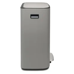 Brabantia Bo Pedaalemmer 2 x 30 L - Mineral Concrete Grey