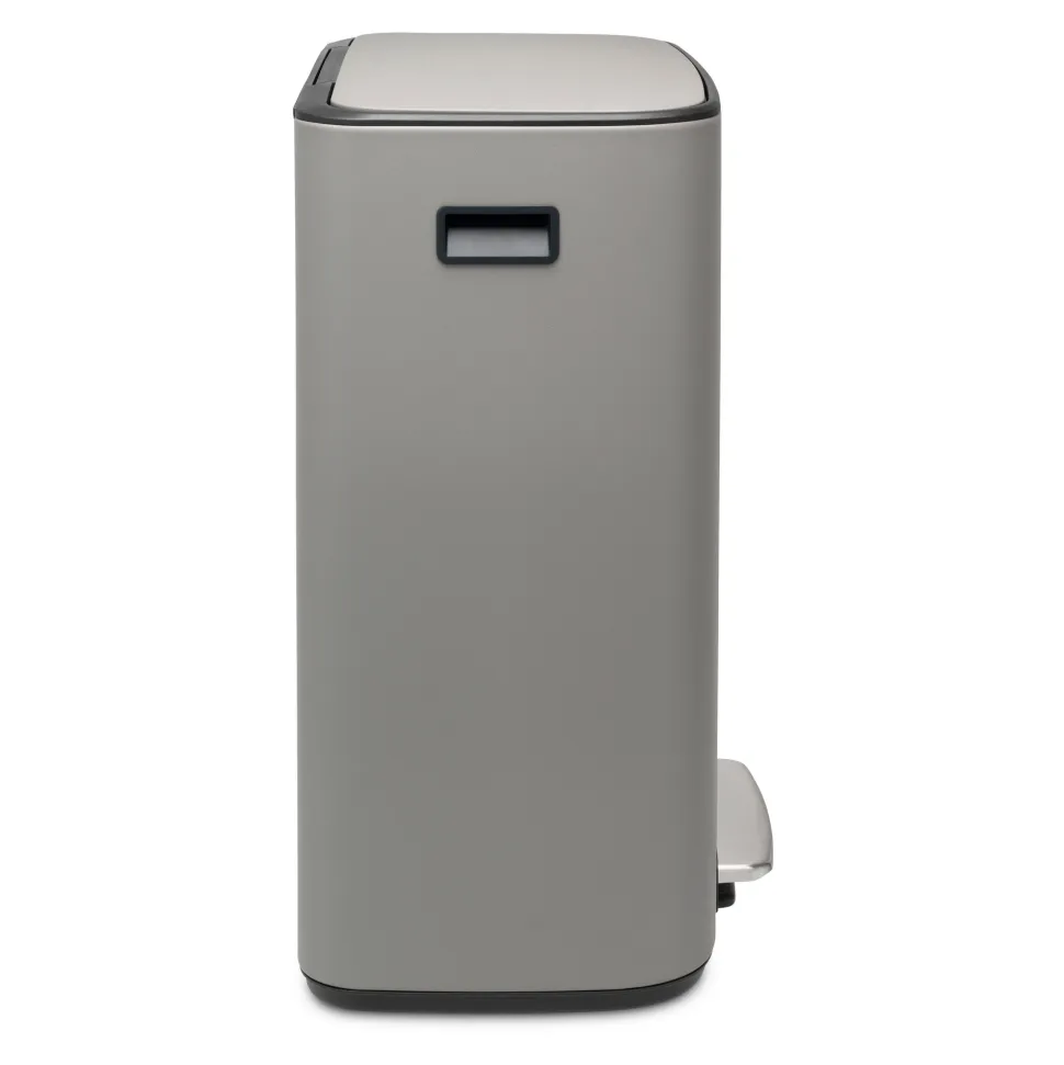 Brabantia Bo Pedaalemmer 2 x 30 L - Mineral Concrete Grey