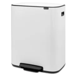 Brabantia Bo Pedaalemmer 2 x 30 L - Wit