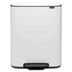 Brabantia Bo Pedaalemmer 2 x 30 L - Wit