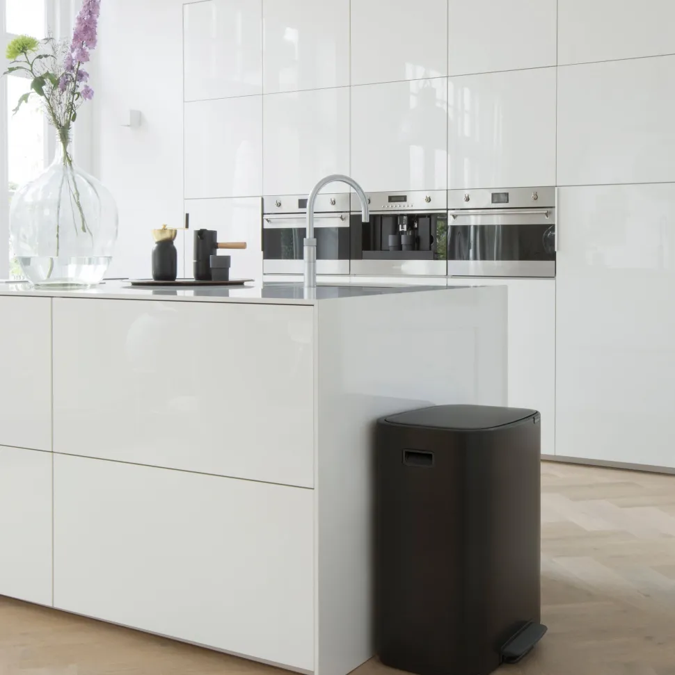 Brabantia Bo Pedaalemmer 2 x 30 L - Zwart