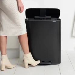 Brabantia Bo Pedaalemmer 2 x 30 L - Zwart