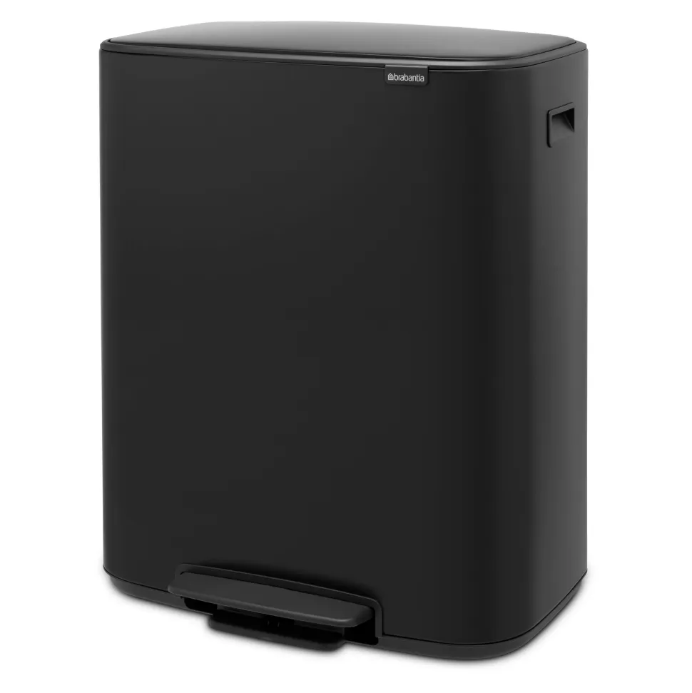 Brabantia Bo Pedaalemmer 2 x 30 L - Zwart