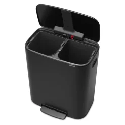 Brabantia Bo Pedaalemmer 2 x 30 L - Zwart