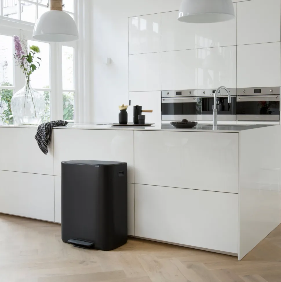 Brabantia Bo Pedaalemmer 2 x 30 L - Zwart