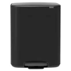 Brabantia Bo Pedaalemmer 2 x 30 L - Zwart