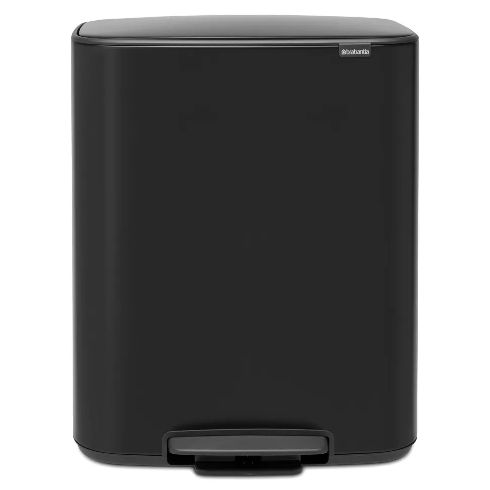 Brabantia Bo Pedaalemmer 2 x 30 L - Zwart