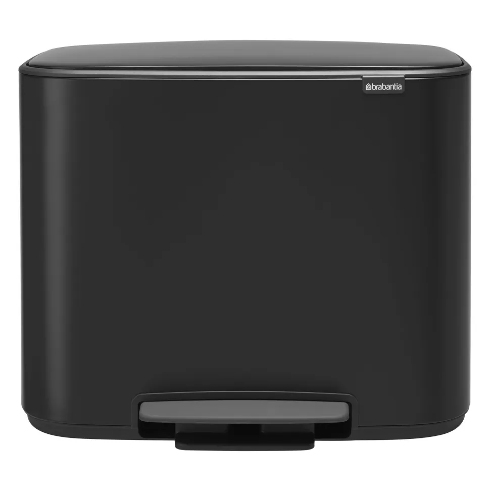 Brabantia Bo Pedaalemmer 3 x 11 L - Zwart