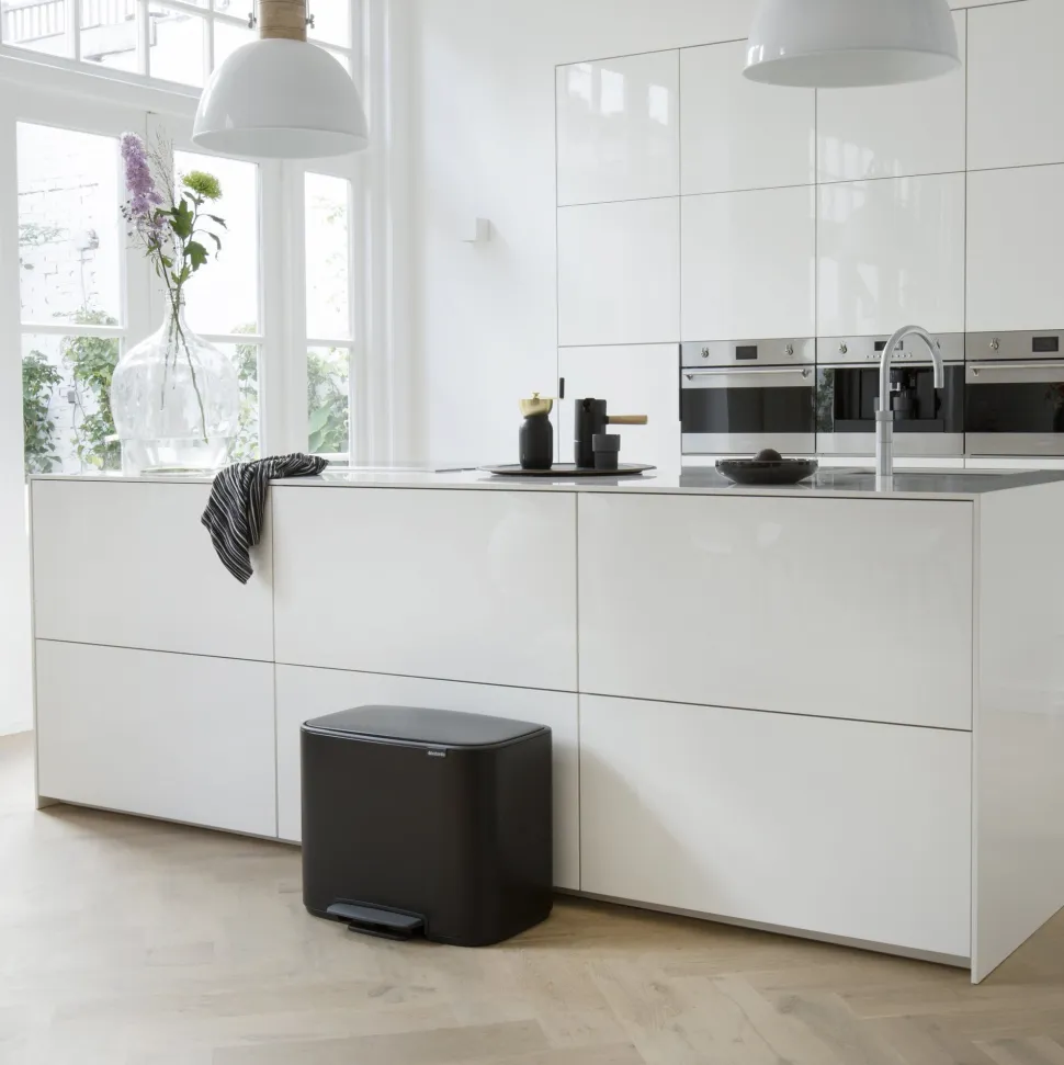 Brabantia Bo Pedaalemmer 3 x 11 L - Zwart
