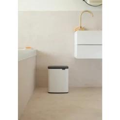 Brabantia Bo Prullenbak 12 L- Soft Beige