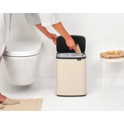 Brabantia Bo Prullenbak 12 L- Soft Beige